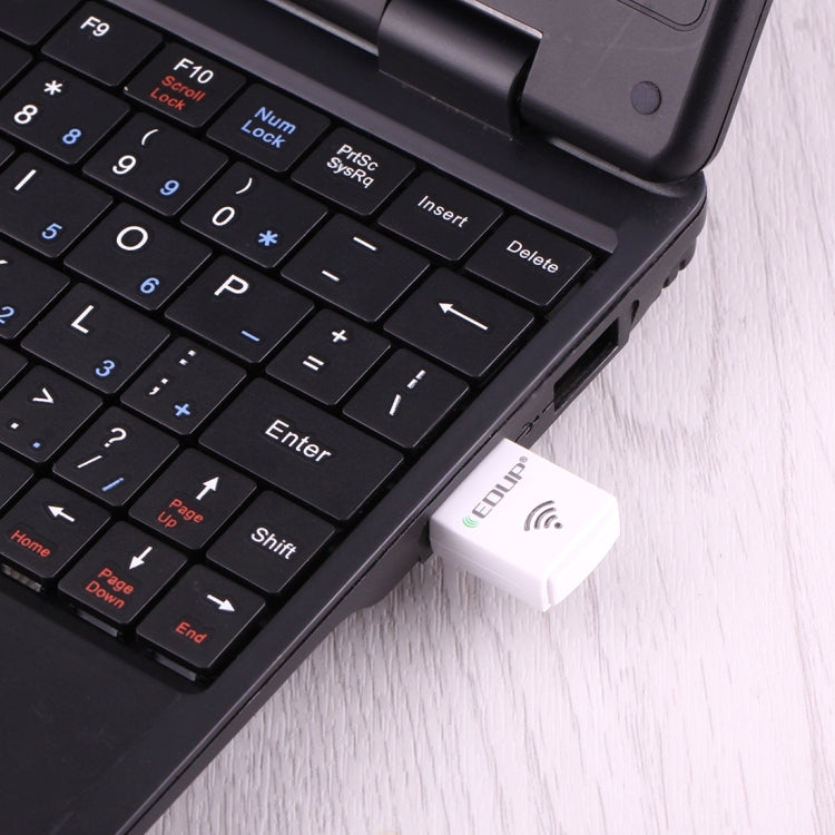 EDUP EP-AC1619 Mini Wireless USB 600Mbps 2.4G / 5.8Ghz 150M+433M Scheda di rete WiFi Dual Band per Nootbook / Laptop / PC, EP-AC1619 600Mbps (White), EP-AC1619 600Mbps (Black)