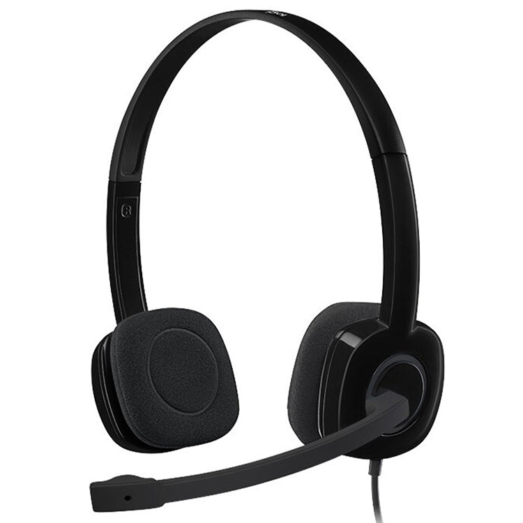 Logitech H151 Cuffie cablate Cuffie da gioco singole da 3,5 mm Stereo con microfono, H151