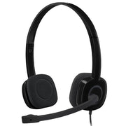 Logitech H151 Cuffie cablate Cuffie da gioco singole da 3,5 mm Stereo con microfono, H151