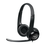 Cuffie stereo Logitech H390 USB con cavo e microfono con cancellazione del rumore