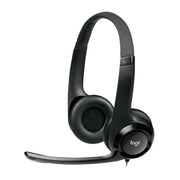 Cuffie stereo Logitech H390 USB con cavo e microfono con cancellazione del rumore