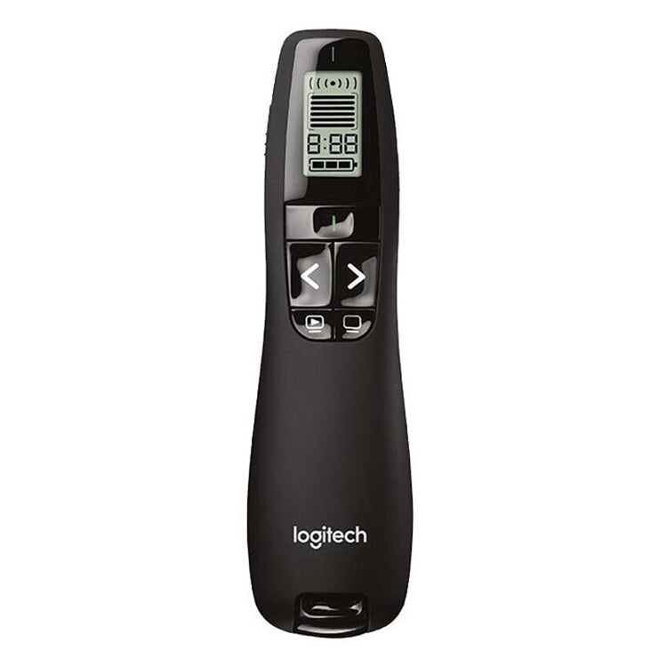 Penna flip con telecomando PPT per presentatore wireless USB Logitech R800 da 2,4 GHz, R800