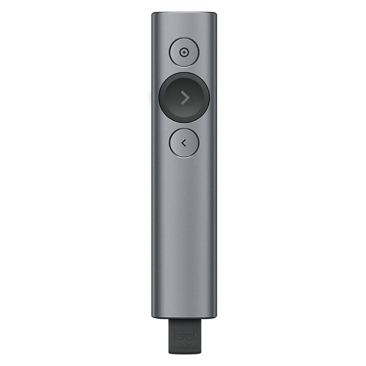 Penna flip con telecomando PPT per presentatore wireless USB Logitech Spotlight 2.4Ghz, Spotlight (Grey), Spotlight (Gold)