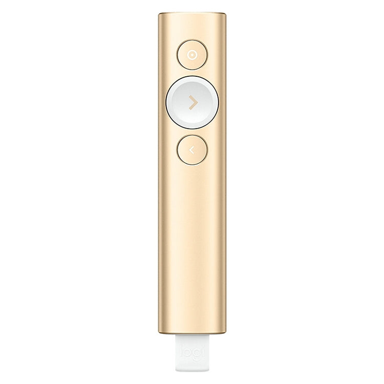 Penna flip con telecomando PPT per presentatore wireless USB Logitech Spotlight 2.4Ghz, Spotlight (Grey), Spotlight (Gold)