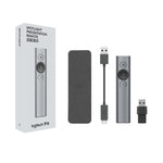 Penna flip con telecomando PPT per presentatore wireless USB Logitech Spotlight 2.4Ghz, Spotlight (Grey), Spotlight (Gold)