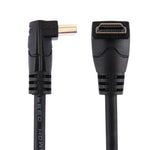 Cavo HDMI maschio ad angolo retto da 270 gradi ad alta velocità 4K x 2K HDMI 2.0 da 60 cm a cavo HDMI maschio ad angolo retto da 270 gradi con Ethernet, Right Angle, Length: 60cm