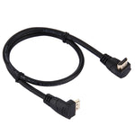 Cavo HDMI maschio ad angolo retto da 270 gradi ad alta velocità 4K x 2K HDMI 2.0 da 60 cm a cavo HDMI maschio ad angolo retto da 270 gradi con Ethernet, Right Angle, Length: 60cm