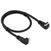 Cavo HDMI maschio ad angolo retto da 270 gradi ad alta velocità 4K x 2K HDMI 2.0 da 60 cm a cavo HDMI maschio ad angolo retto da 270 gradi con Ethernet, Right Angle, Length: 60cm