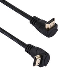 Cavo HDMI maschio ad angolo retto da 270 gradi ad alta velocità 4K x 2K HDMI 2.0 da 60 cm a cavo HDMI maschio ad angolo retto da 270 gradi con Ethernet, Right Angle, Length: 60cm