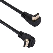 Cavo HDMI maschio ad angolo retto da 270 gradi ad alta velocità 4K x 2K HDMI 2.0 da 60 cm a cavo HDMI maschio ad angolo retto da 270 gradi con Ethernet, Right Angle, Length: 60cm