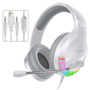 Cuffie da gioco cablate YINDIAO Q2 montate sulla testa con microfono, versione: doppio 3,5 mm + USB, Q2 Dual 3.5mm + USB(Black), Q2 Dual 3.5mm + USB(Pink), Q2 Dual 3.5mm + USB(White)