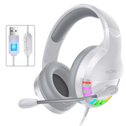 Cuffie da gioco cablate YINDIAO Q2 montate sulla testa con microfono, versione: scheda audio USB singola, Q2 Single USB Sound Card(Black), Q2 Single USB Sound Card(White)
