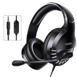 Cuffie da gioco cablate YINDIAO Q2 montate sulla testa con microfono, versione: singola da 3,5 mm, Q2 Single 3.5mm(Black)