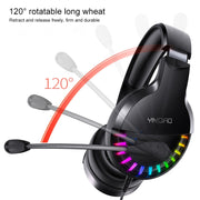 Cuffie da gioco cablate YINDIAO Q2 montate sulla testa con microfono, versione: singola da 3,5 mm, Q2 Single 3.5mm(Black)