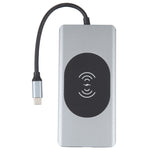 Docking station USB-C 14 in 1 con ricarica wireless 15W
