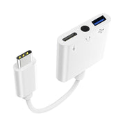 Adattatore 3 in 1 USB-C con OTG e audio