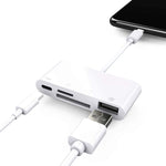 Lettore USB-C 4 in 1 per schede SD e TF fino a 1TB