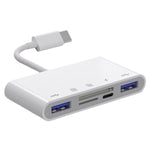 Adattatore USB-C 5 in 1 con slot SD, TF e USB