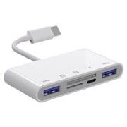 Adattatore USB-C 5 in 1 con SD e USB