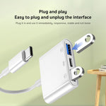 Adattatore 3 in 1 USB-C maschio a femmina per dispositivi USB-C