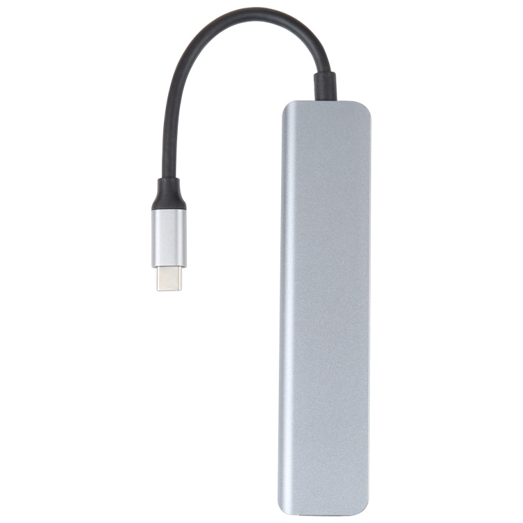Adattatore HUB USB-C 7 in 1 con HDMI 4K e lettore schede