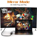 Adattatore USB-C a HDTV 4K per smartphone e tablet