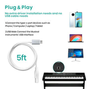 Cavo USB-C 1 m per strumenti musicali