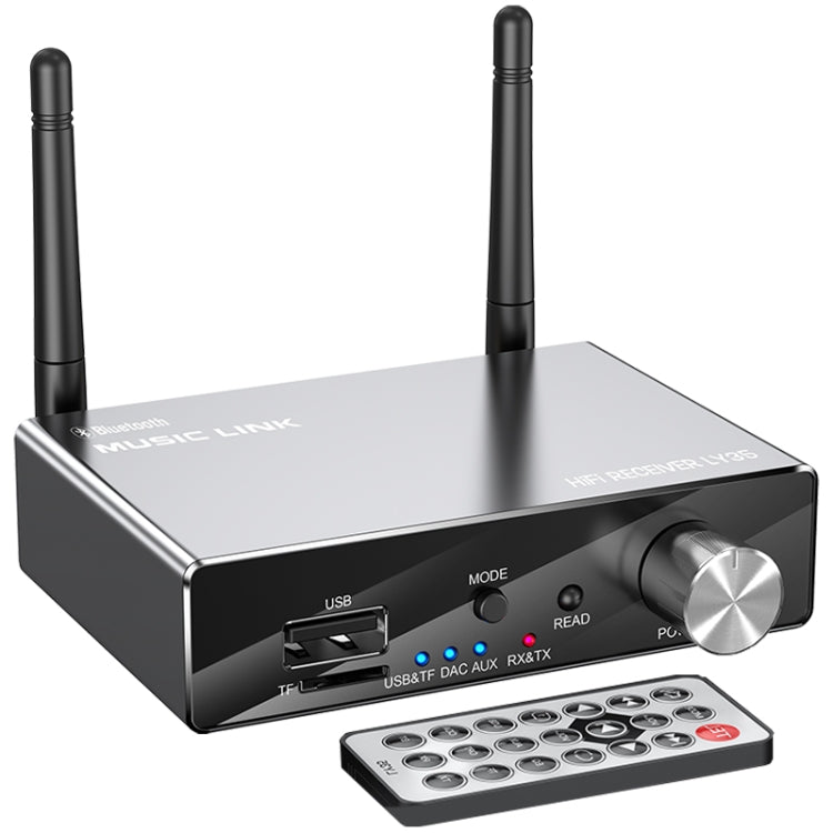 Ricevitore e trasmettitore Bluetooth 6 in 1 da digitale ad analogico in fibra ottica coassiale LY35, LY35