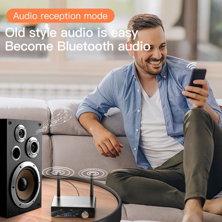 Ricevitore e trasmettitore Bluetooth 6 in 1 da digitale ad analogico in fibra ottica coassiale LY35, LY35