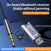 Adattatore BT5.3 per ricevitore Bluetooth per auto Y1 Pro da 3,5 mm, Y1 Pro
