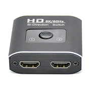 ST0003 Convertitore video bidirezionale switcher HDMI 2 in 1 uscita 8K, 8K 60Hz Black