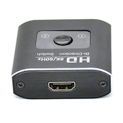 ST0003 Convertitore video bidirezionale switcher HDMI 2 in 1 uscita 8K, 8K 60Hz Black