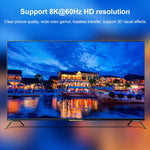 ST0003 Convertitore video bidirezionale switcher HDMI 2 in 1 uscita 8K, 8K 60Hz Black