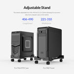 Staffa host per computer ORICO CPB4-BK-BP con ruote, CPB4-BK-BP