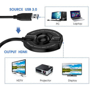 Cavo adattatore da USB 3.0 a HDMI V05, V05