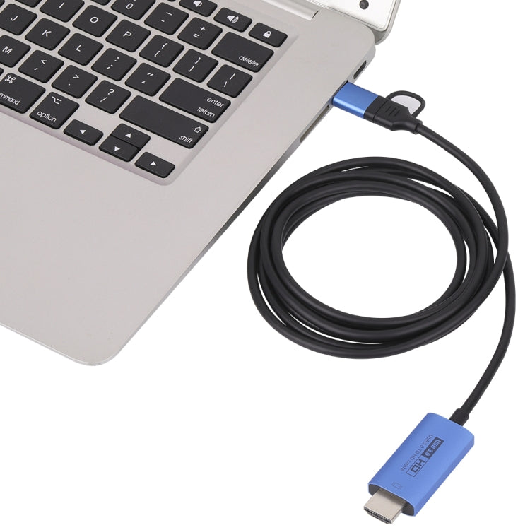V05E Cavo adattatore USB 3.0 + USB-C/Tipo-C a HDMI, V05E