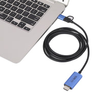 V05E Cavo adattatore USB 3.0 + USB-C/Tipo-C a HDMI, V05E