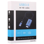 V05E Cavo adattatore USB 3.0 + USB-C/Tipo-C a HDMI, V05E