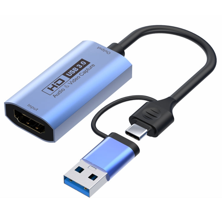 Z29C HD Video Capture Card HDMI/F Female to USB-C / Type-C+USB 3.0/M Male, Z29C