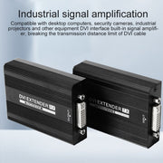 Measy DVI1815 Convertitore trasmettitore e ricevitore extender DVI, alimentatore singolo POE, distanza di trasmissione: 150 m, DVI1815