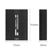 Measy ET1820 Convertitore trasmettitore e ricevitore extender HDMI, alimentatore singolo POE, distanza di trasmissione: 200 m, ET1820