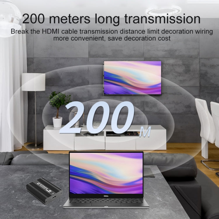 Measy ET1820 Extender HDMI con alimentazione POE 200m