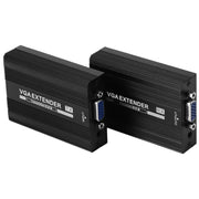 Measy VGA1815 Convertitore trasmettitore e ricevitore extender VGA, alimentatore singolo POE, distanza di trasmissione: 150 m, VGA1815
