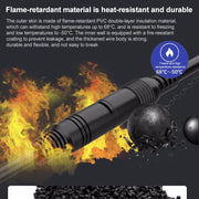 Cavo di collegamento alimentazione DC maschio a DC maschio + DC femmina, lunghezza: 0,3 m