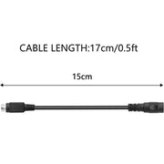 Cavo di collegamento all'alimentazione da 4 pin DIN maschio a DC 5,5x2,1 mm femmina, lunghezza: 0,15 m, 4 Pin To DC 5.5x2.1mm