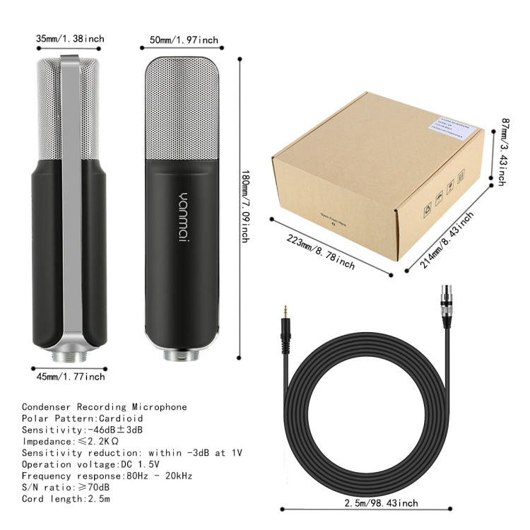 Compatibile con PC e Mac per spettacoli trasmessi dal vivo, KTV, ecc.