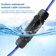 Adattatore accoppiatore Lan a doppia testa con connettore impermeabile RJ45, RJ45 Waterproof Coupler