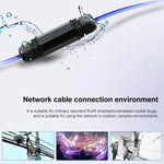 Adattatore accoppiatore Lan a doppia testa con connettore impermeabile RJ45, RJ45 Waterproof Coupler