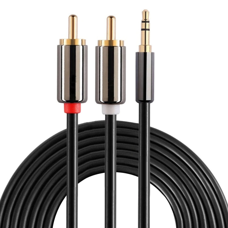 Cavo audio stereo 3,5 mm a 2 RCA placcato oro 3 m