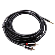 Cavo audio stereo 3,5 mm a 2 RCA placcato oro 3 m